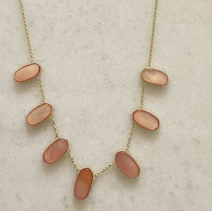 Kendra Scott Peach and Gold Meadow necklace